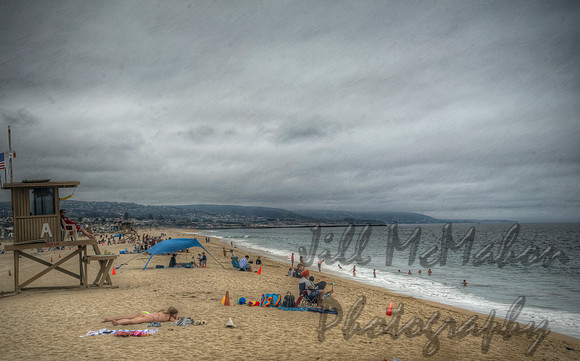 Hazy View Toward Corona del Mar