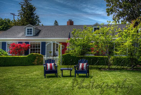 Blue Lawn Chairs