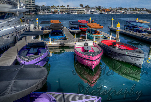 A Rainbow Of Boats