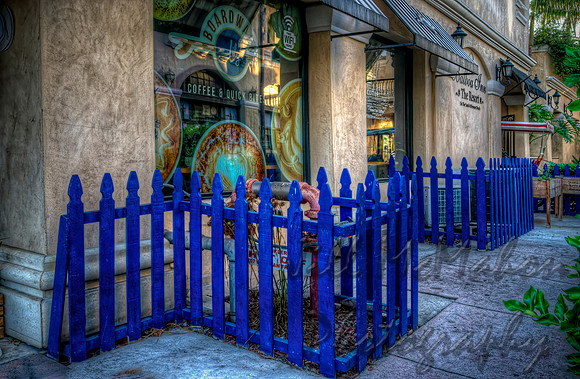 Blue Picket Fence