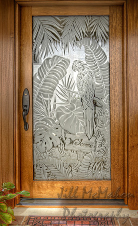Etched Glass Welcome